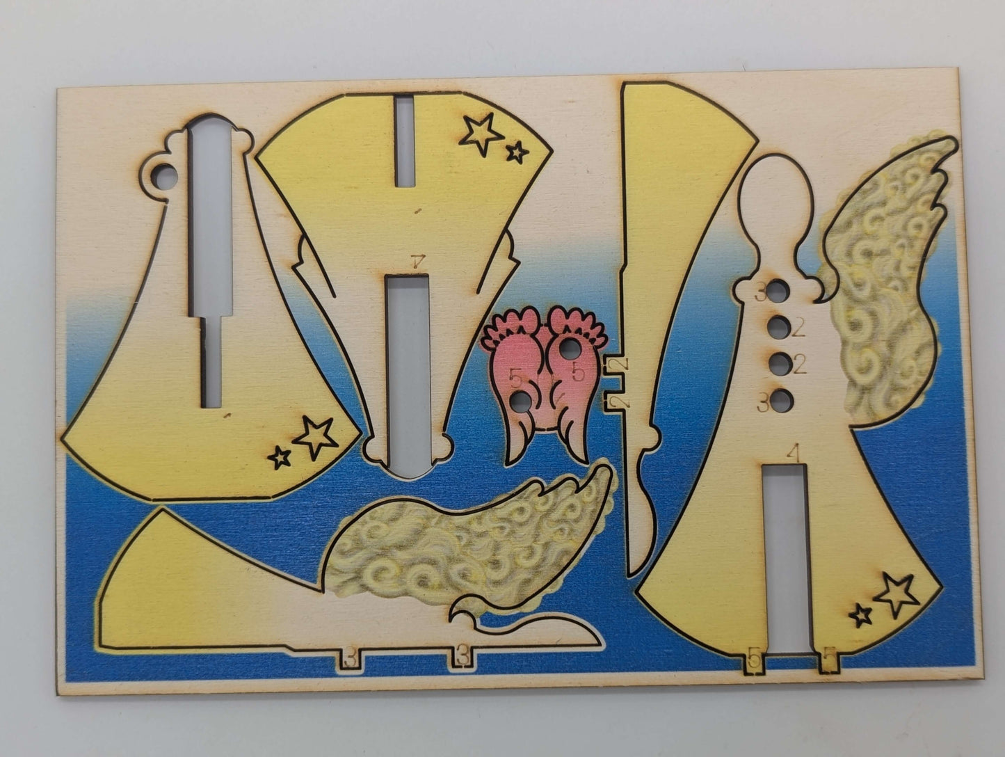 Christmas Angel decoration - 3D diy craft gift