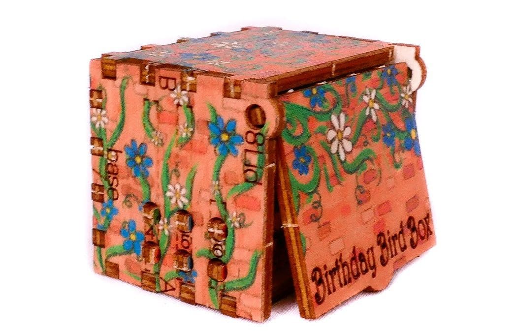 Birthday Bird Box | Box silhouette