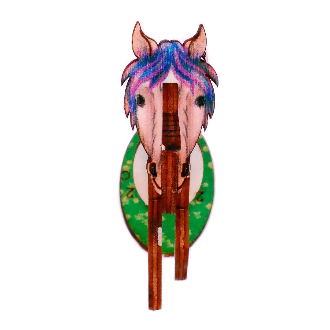 Mythical Creature Unicorn - 3D Wooden Giftcard