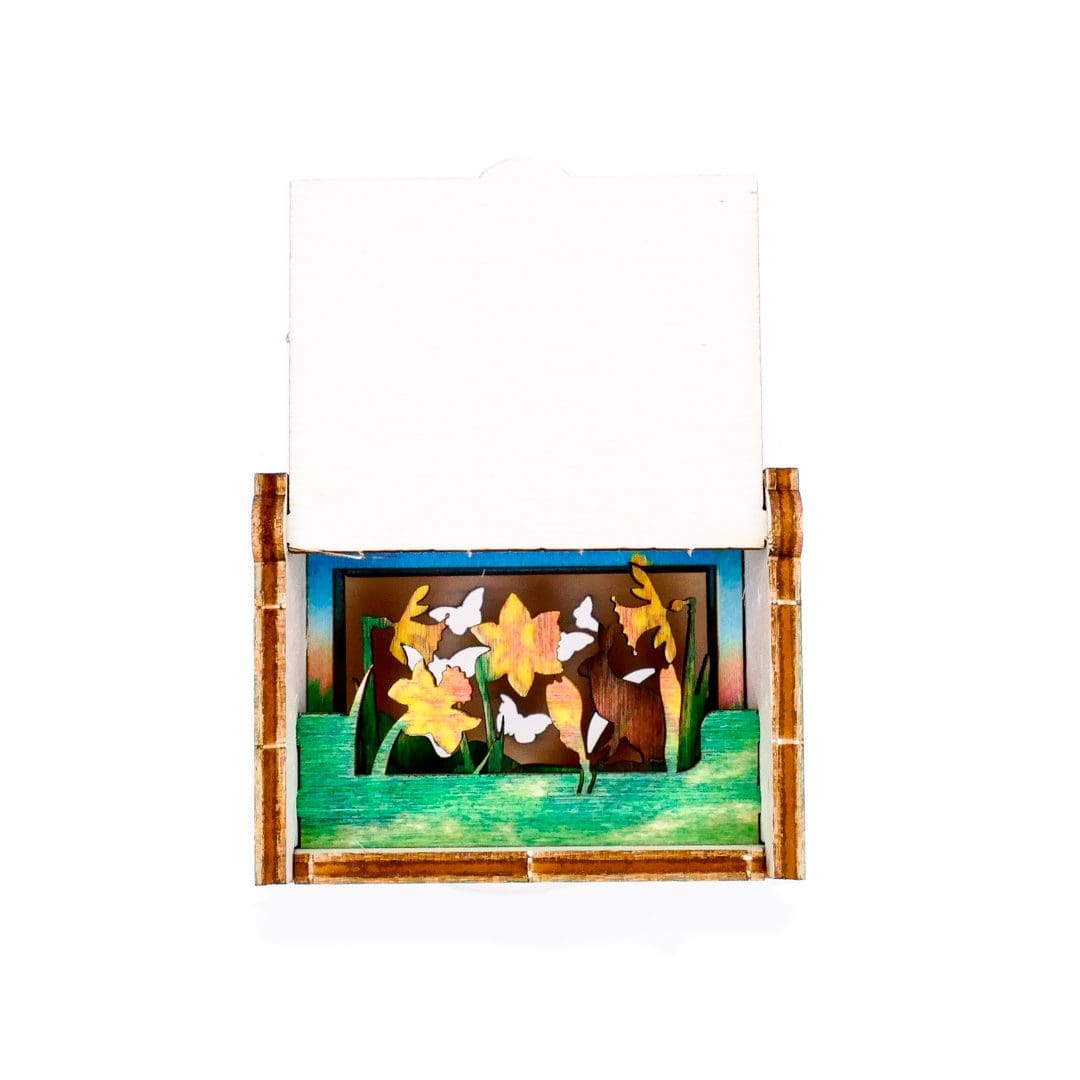 Box of Daffodils | Box silhouette