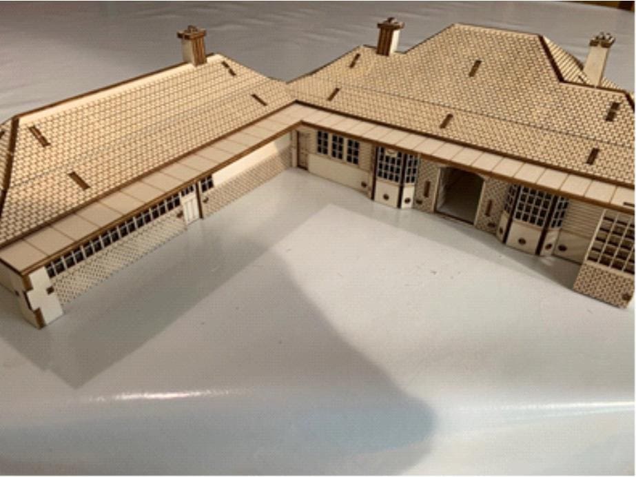 Ballachulish Railway Station - Model Railway crafting model kit