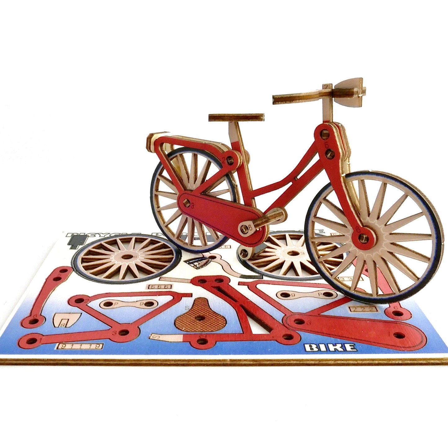 Bike - 3D Wooden Popup Giftcard