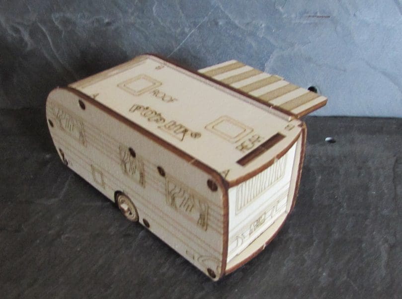 Holiday Caravan Pop Up Design 3D DIY Wooden Craft Model Builds