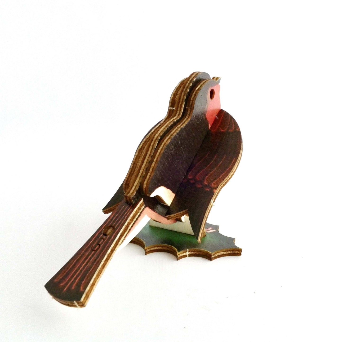 Christmas Robin - Fun Pop Up 3D Wooden Gift Card | Craft