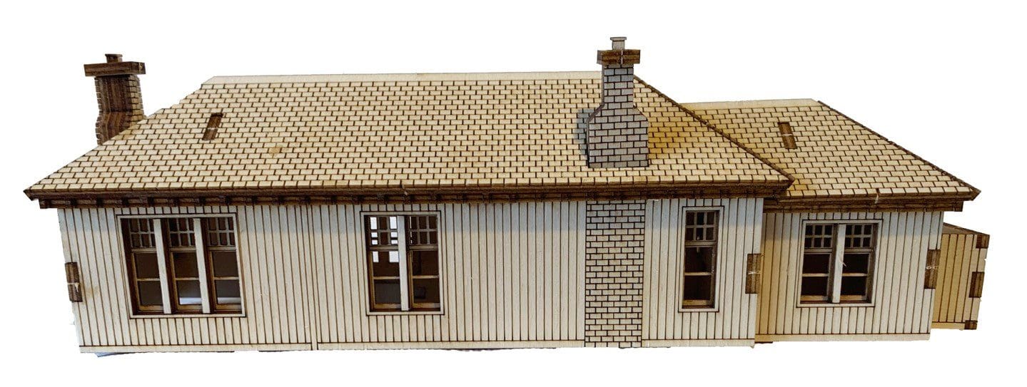 Dornoch Station Pop Up Design 3D Wooden Interactive Gift Card DIY Craft Model Builds