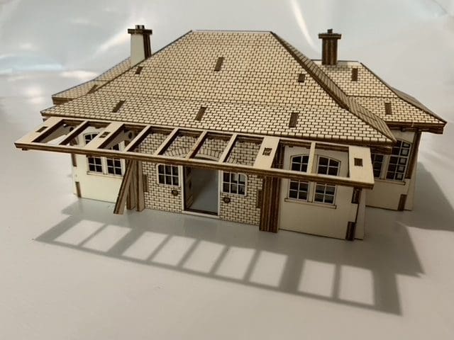 Ballachulish Railway Station - Model Railway crafting model kit