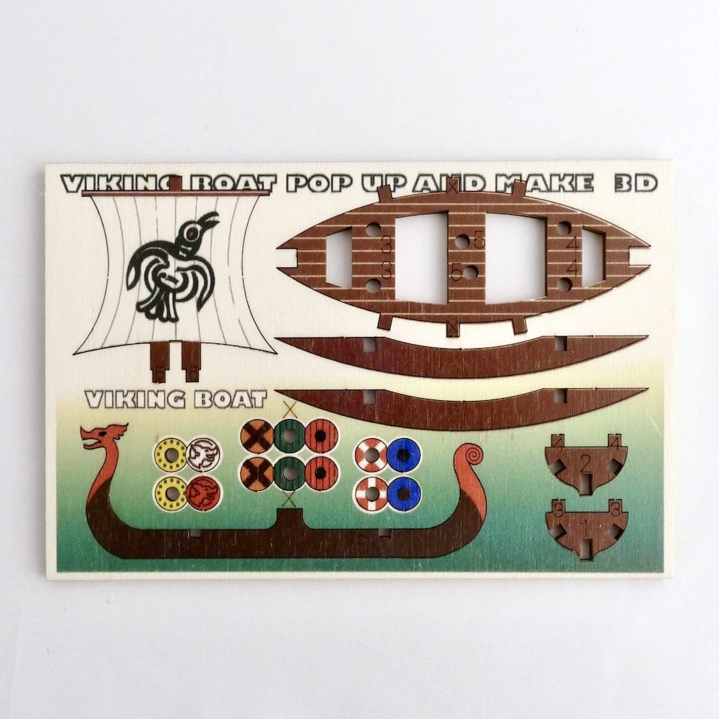 Viking Boat - model craft kit