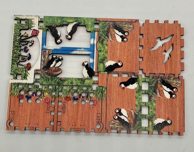 Puffin Box | 3D Pop Up Gift Card | 3D Model Craft Kit