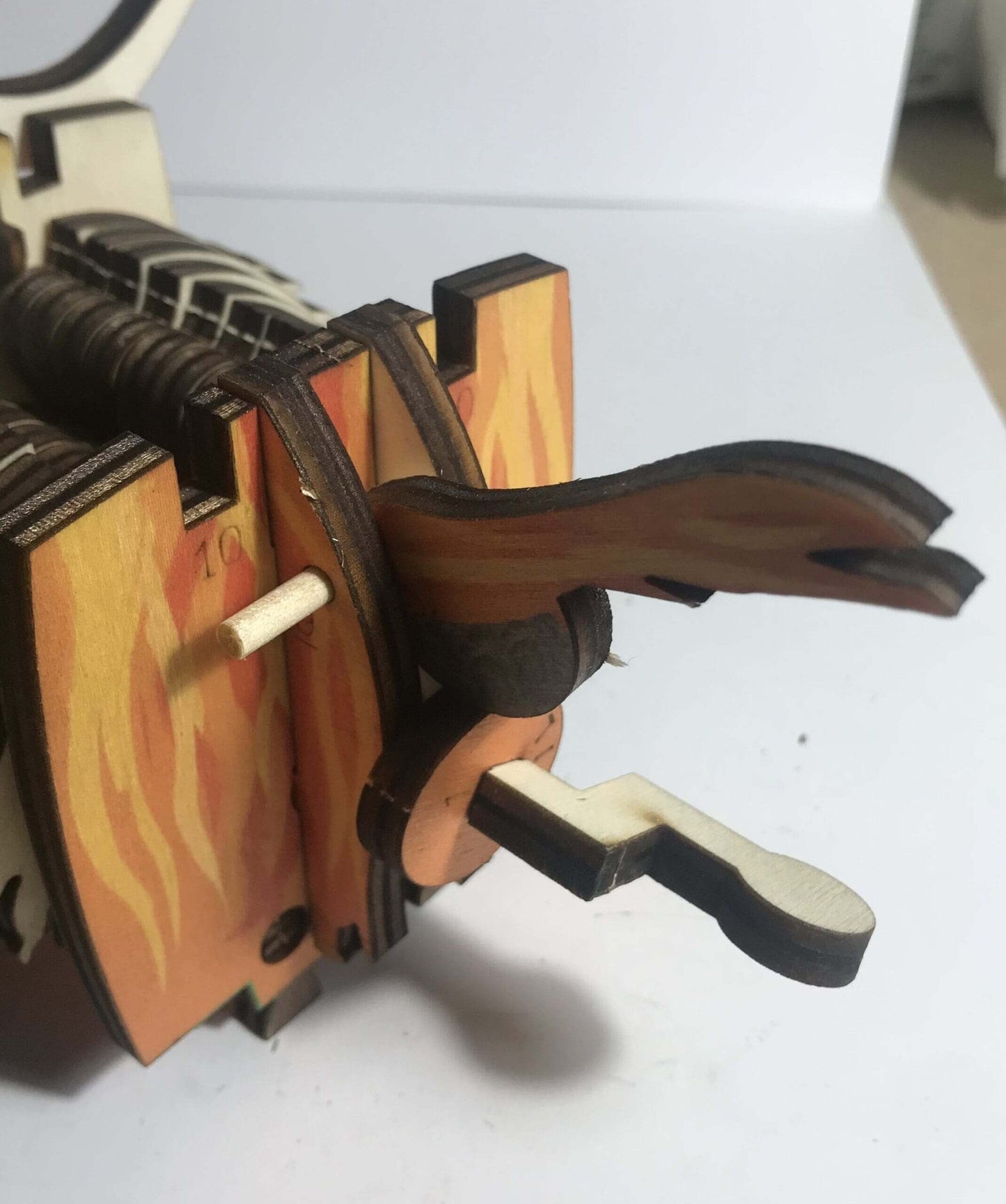 Mechanical Highland Coo (Cow) kit - Fun Pop Up 3D Wooden Gift Card | Craft