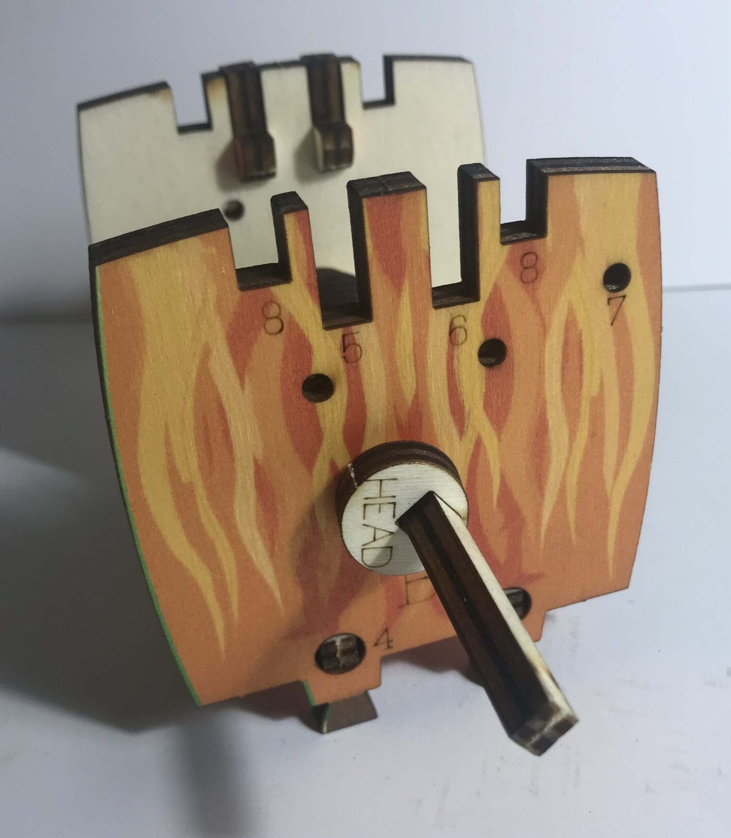 Mechanical Highland Coo (Cow) kit - Fun Pop Up 3D Wooden Gift Card | Craft