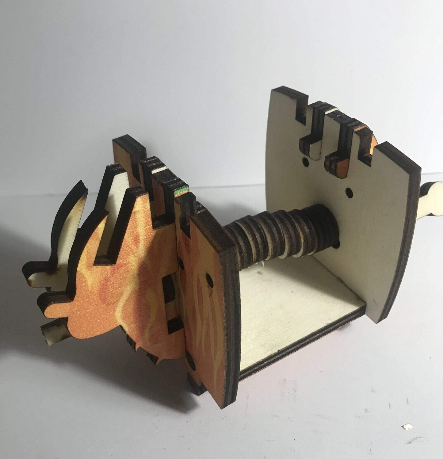 Mechanical Highland Coo (Cow) kit - Fun Pop Up 3D Wooden Gift Card | Craft