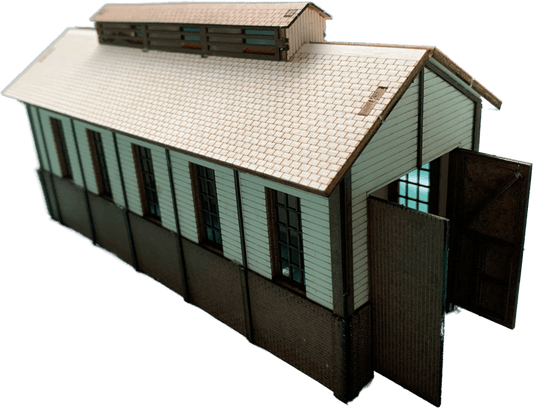 Loch Tay Engine Shed - Model Railway craft kit