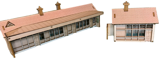 North British Railway Typical - Model Railway Kit Pop Up Design 3D DIY Wooden Craft Model Builds