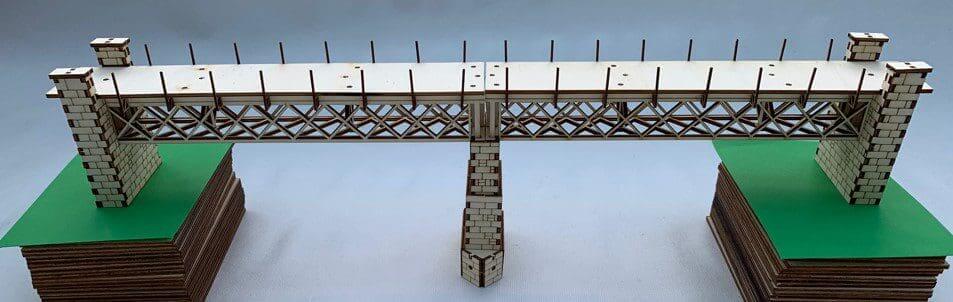 Viaduct Kit: Rannoch OO gauge only Pop Up Design 3D Wooden Interactive Gift Card DIY Craft Model Builds