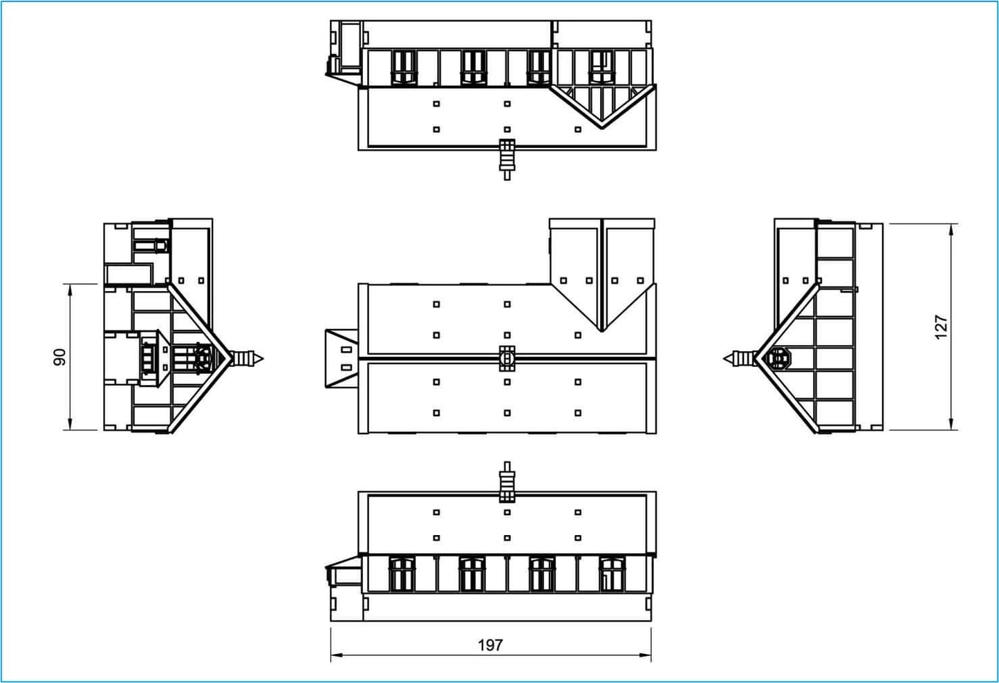 Leanach Tin Church - Model Railway craft kit