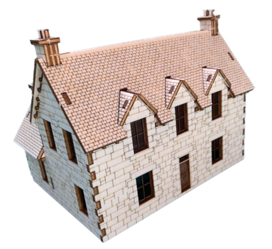 Highland Villa - Fun Pop Up 3D Wooden Gift Card | Craft