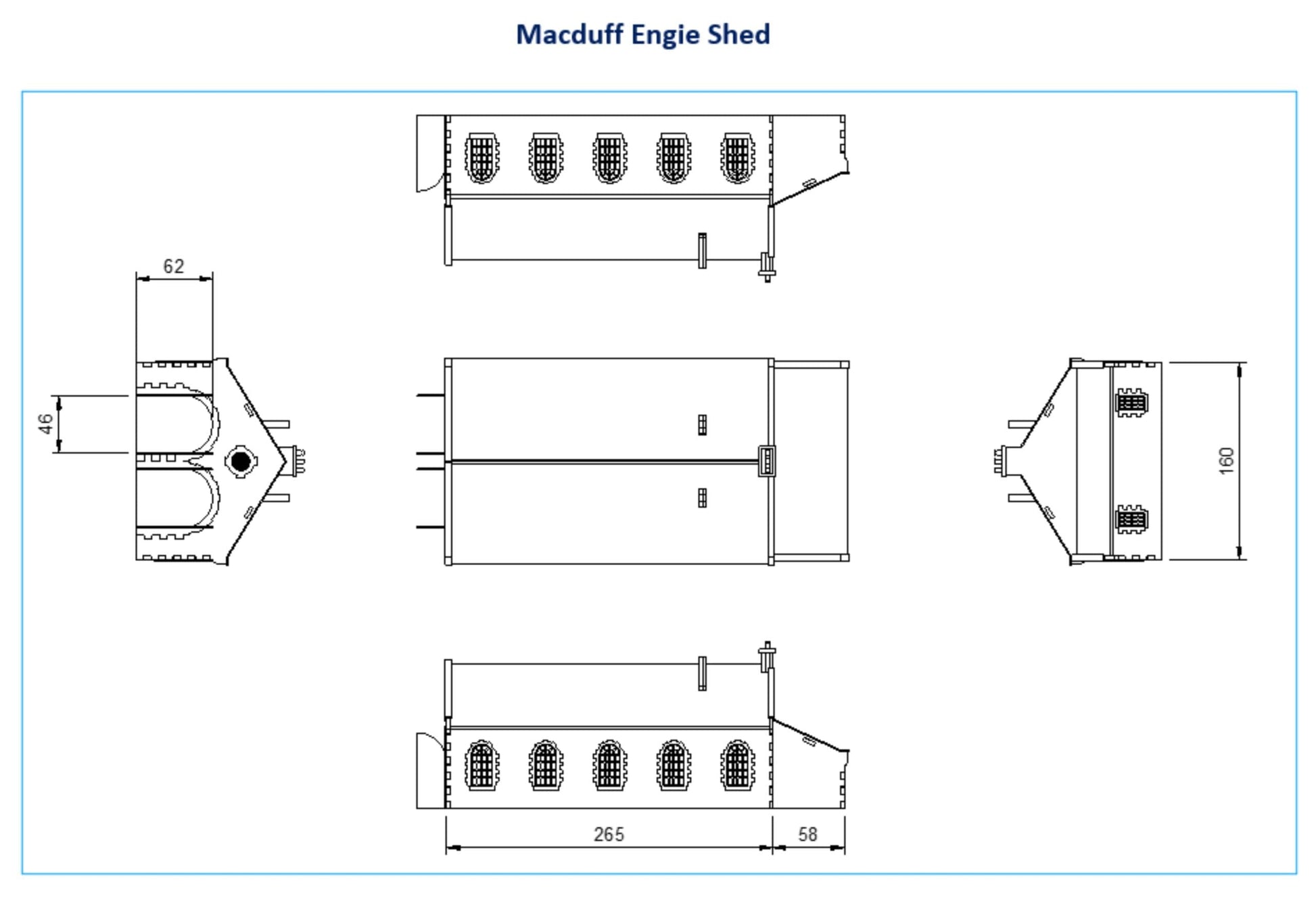 Macduff Engine Shed - Fun Pop Up 3D Wooden Gift Card | Craft