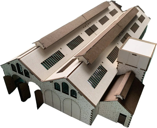 GSWR Muirkirk Engine Shed - Fun Pop Up 3D Wooden Gift Card | Craft