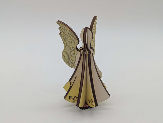 Christmas Angel decoration - 3D diy craft gift