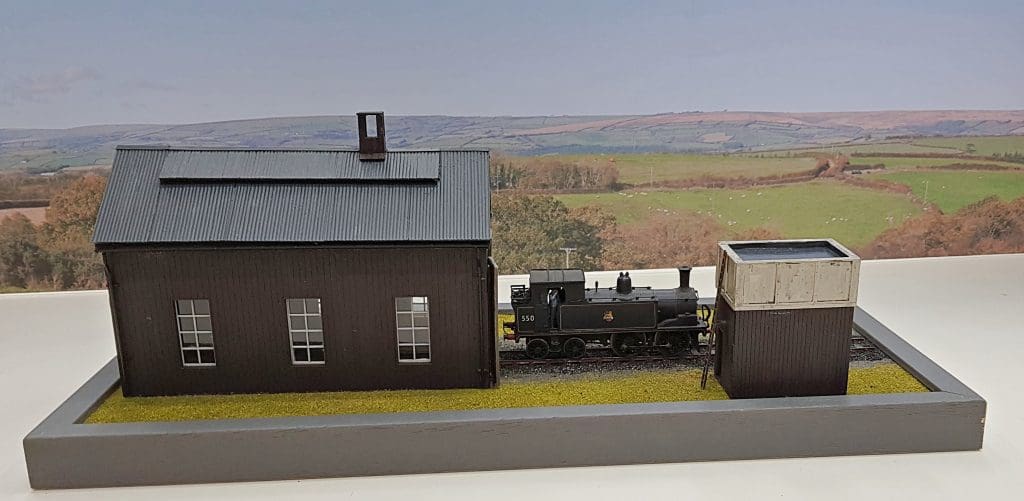 Dornoch Engine Shed Pop Up Design 3D Wooden Interactive Gift Card DIY Craft Model Builds