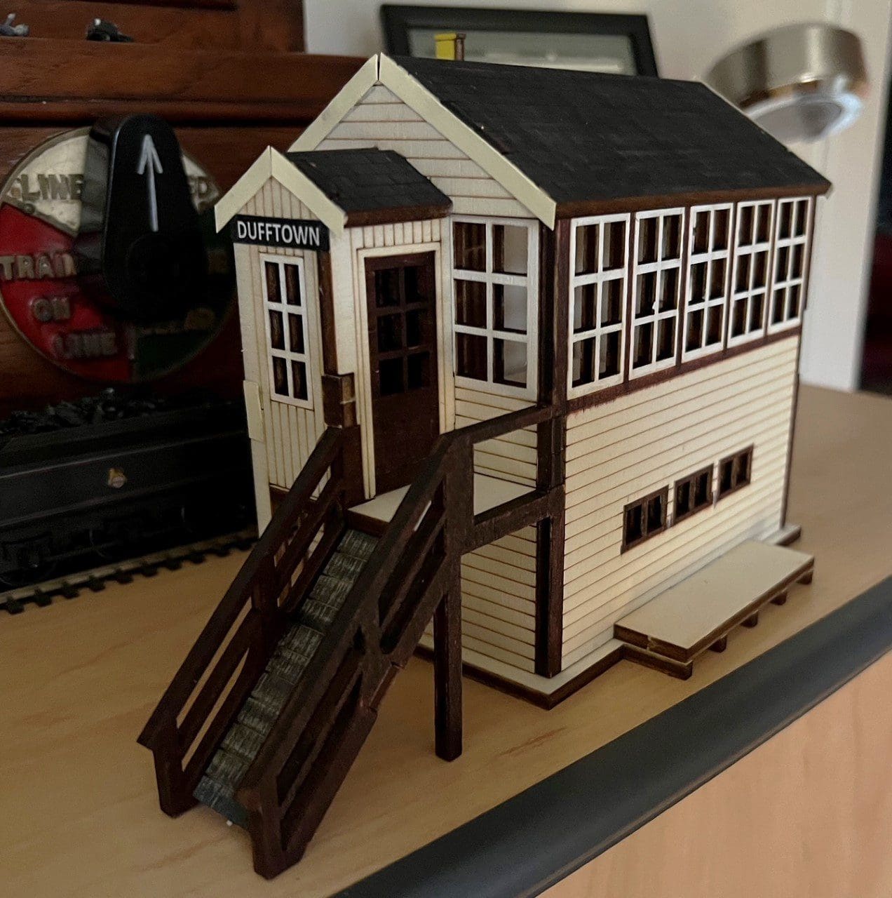 Dufftown Signal Box | Updated design 2024 Pop Up Design 3D Wooden Interactive Gift Card DIY Craft Model Builds