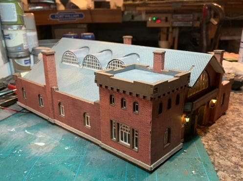 Fort William Station Pop Up Design 3D Wooden Interactive Gift Card DIY Craft Model Builds