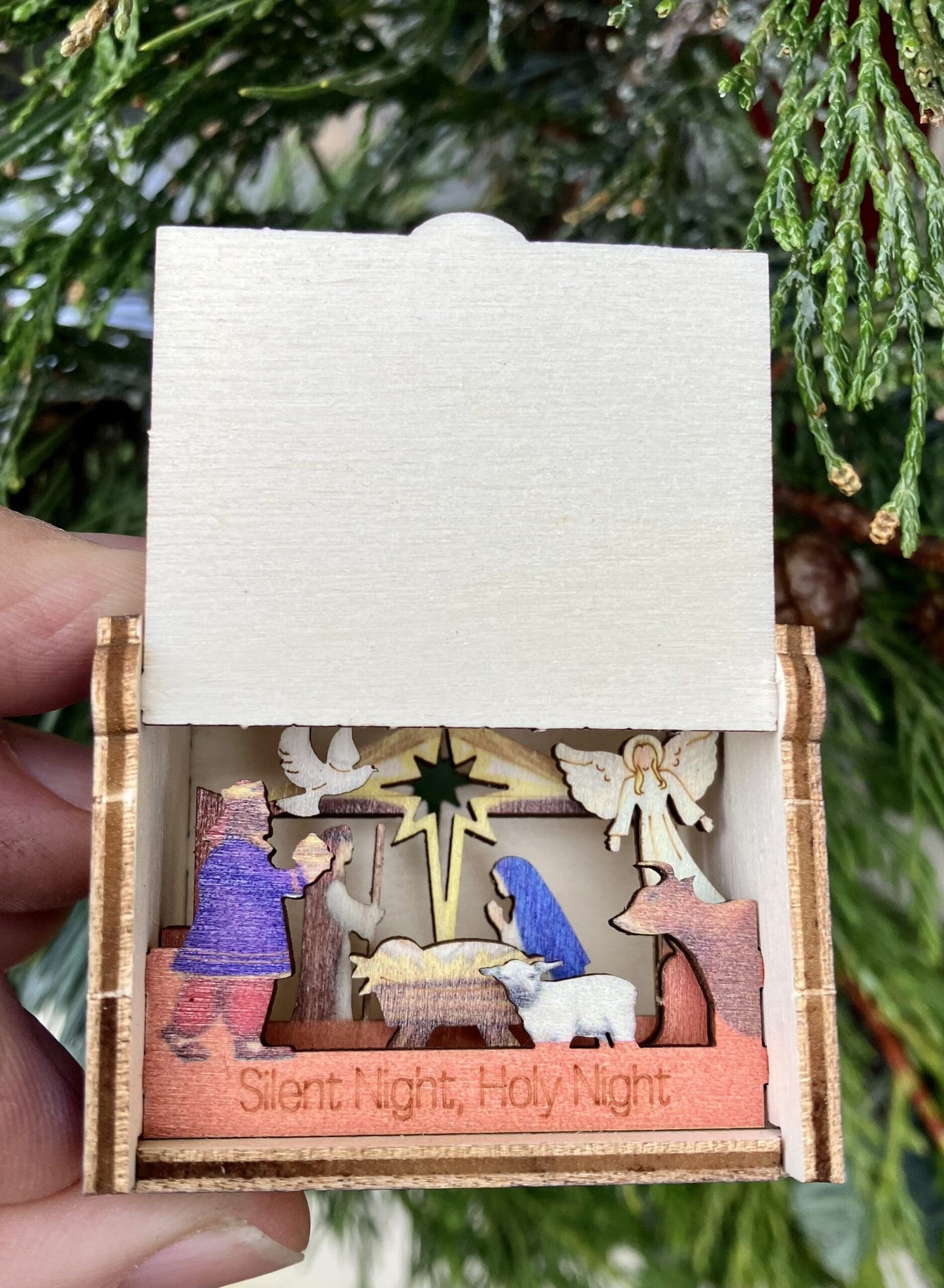 Christmas Nativity - Fun Pop Up 3D Wooden Gift Card | Christmas Decoration Craft