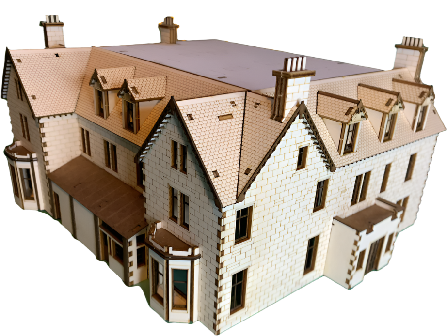 Highland Hotel - 3D Pop Up Designs model kit