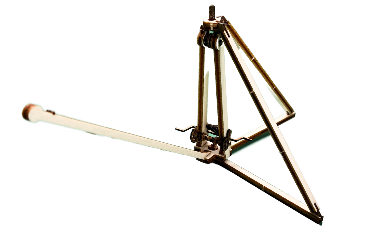 Derrick Crane model close up