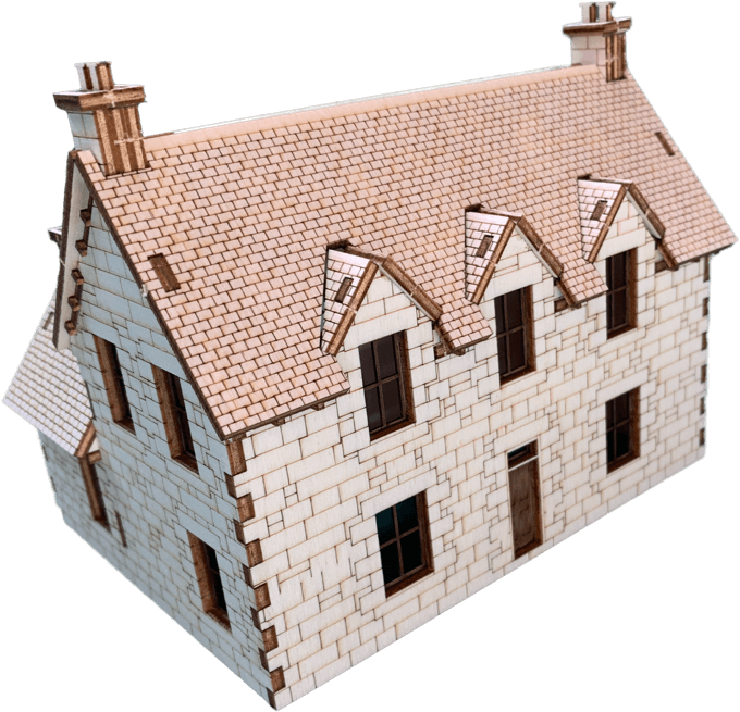 Highland Building Set - Authentic Tabletop Model Railway Kit
