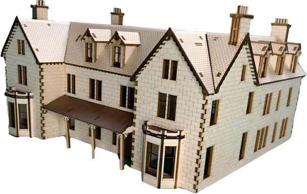 Highland Hotel - 3D Pop Up Designs model kit