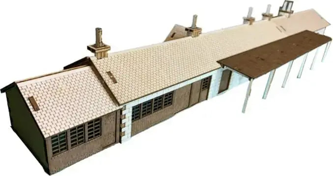 GSWR Newton Stewart Station - Fun Pop Up 3D Wooden Gift Card | Craft