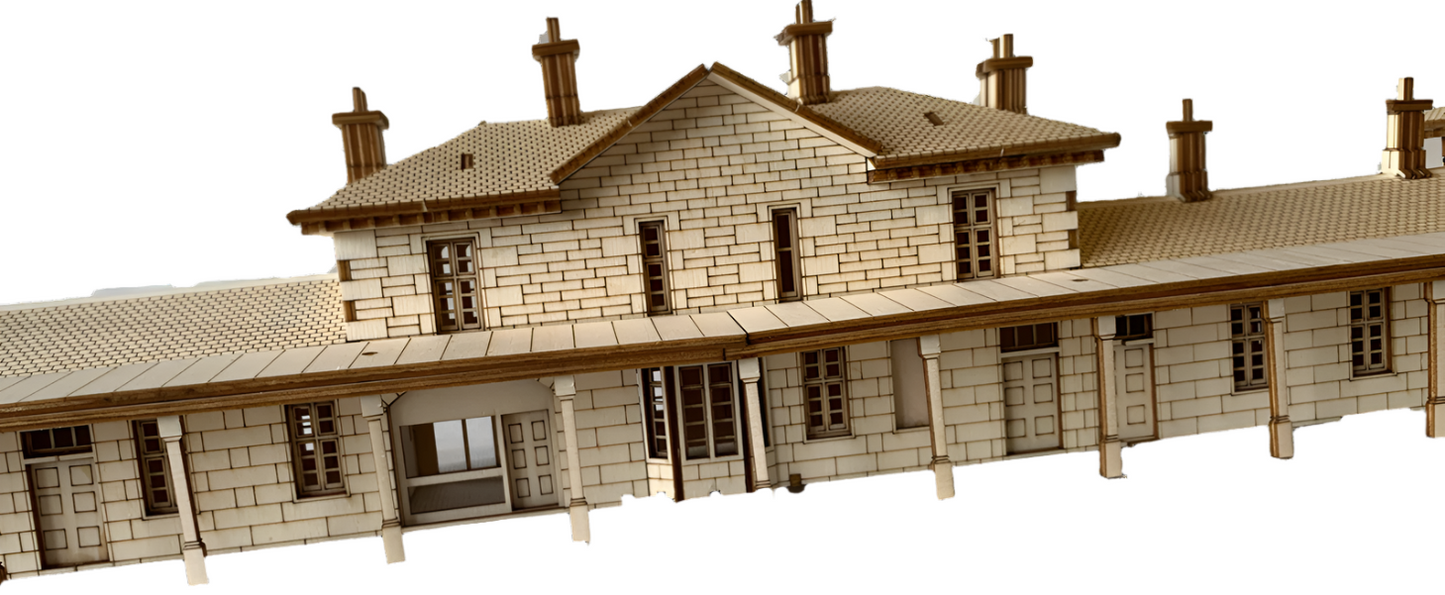 Cupar Station Pop Up Design 3D Wooden Interactive Gift Card DIY Craft Model Builds