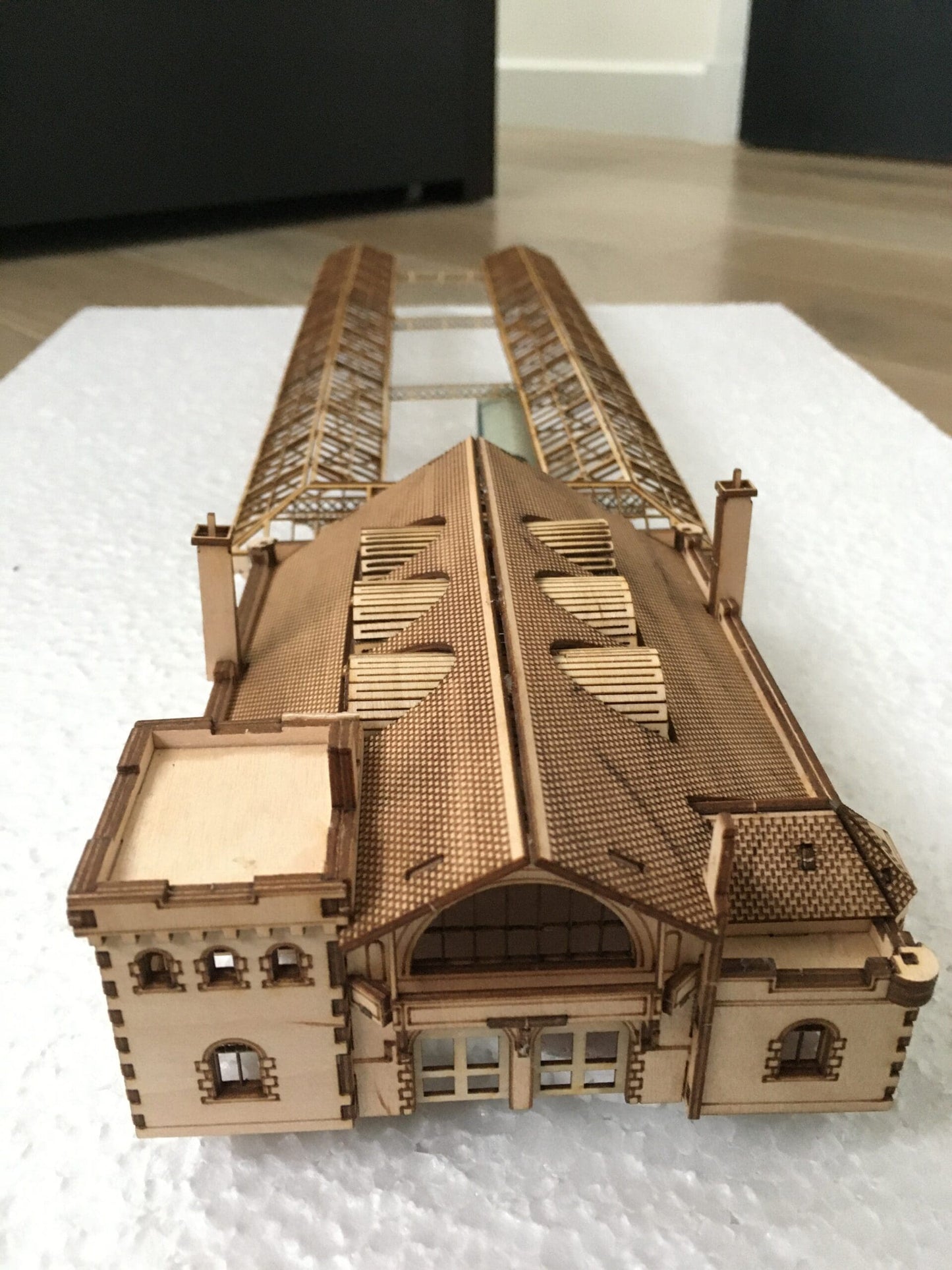 Fort William Station Pop Up Design 3D Wooden Interactive Gift Card DIY Craft Model Builds