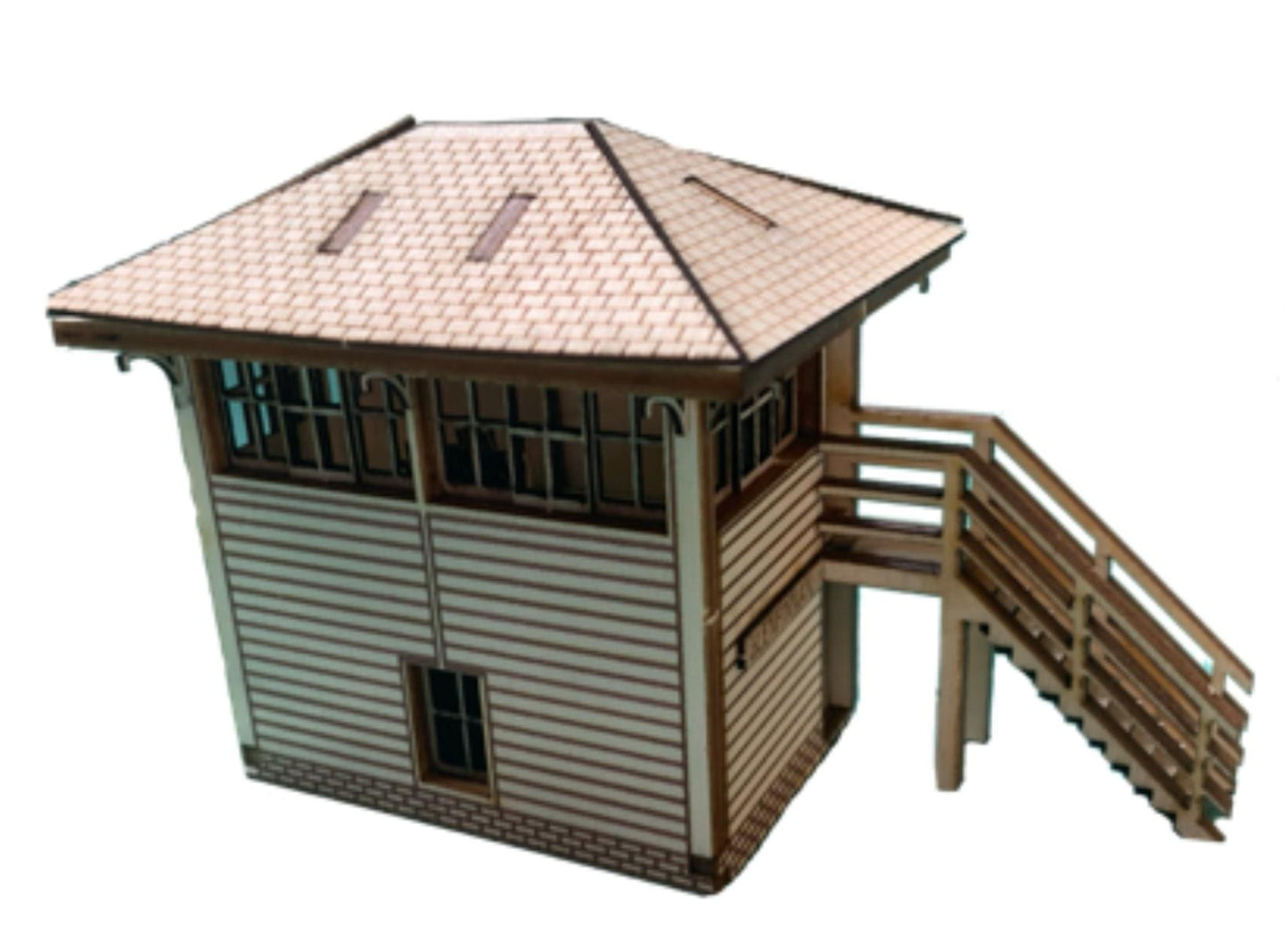 Glenfinnan Signal box Pop Up Design 3D Wooden Interactive Gift Card DIY Craft Model Builds