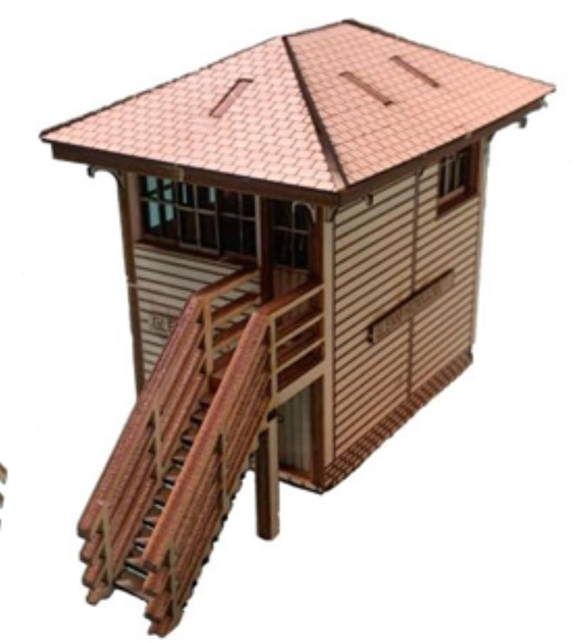 Glenfinnan Signal box Pop Up Design 3D Wooden Interactive Gift Card DIY Craft Model Builds