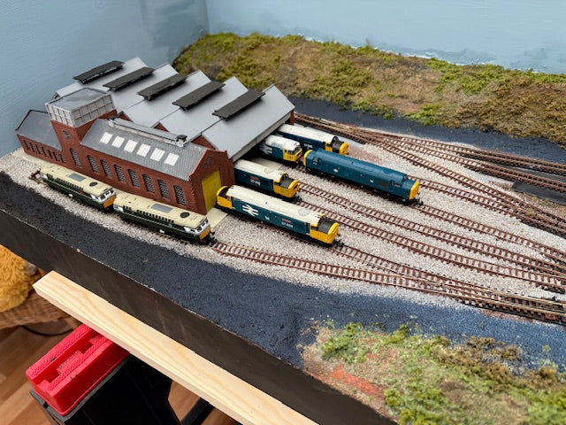 Grangemouth Depot Shed Kit (4-road and Repair Shed) built model