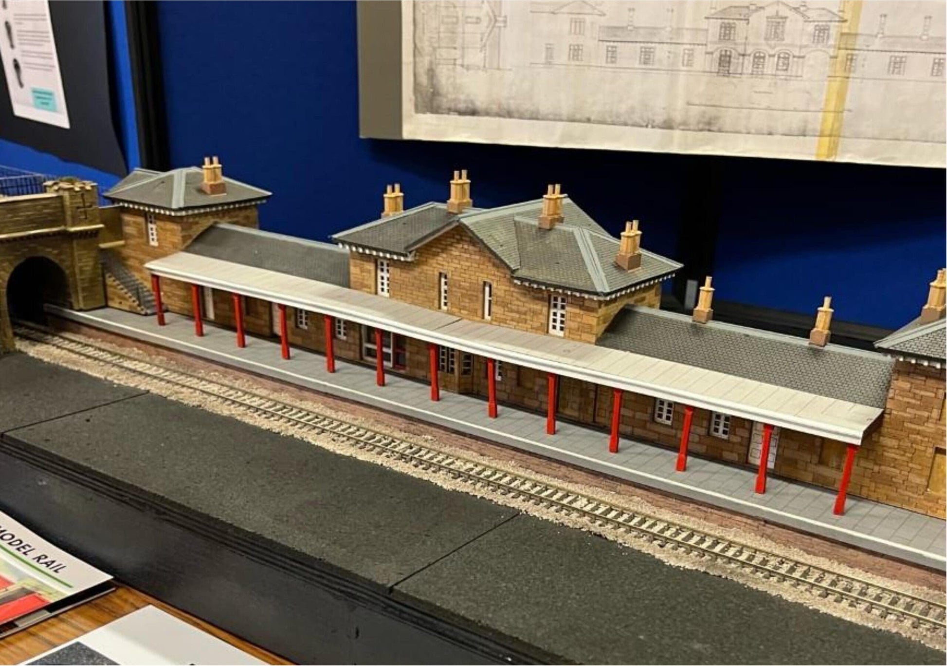 Cupar Station Pop Up Design 3D Wooden Interactive Gift Card DIY Craft Model Builds