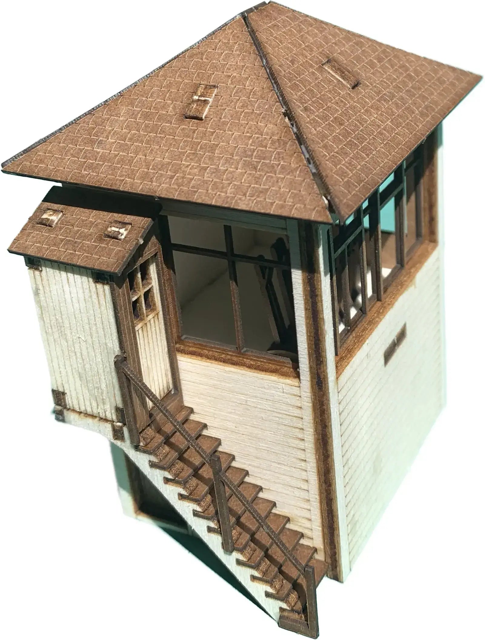 GSWR Signal Cabin Type 7 (Whauphill) - Fun Pop Up 3D Wooden Gift Card | Craft