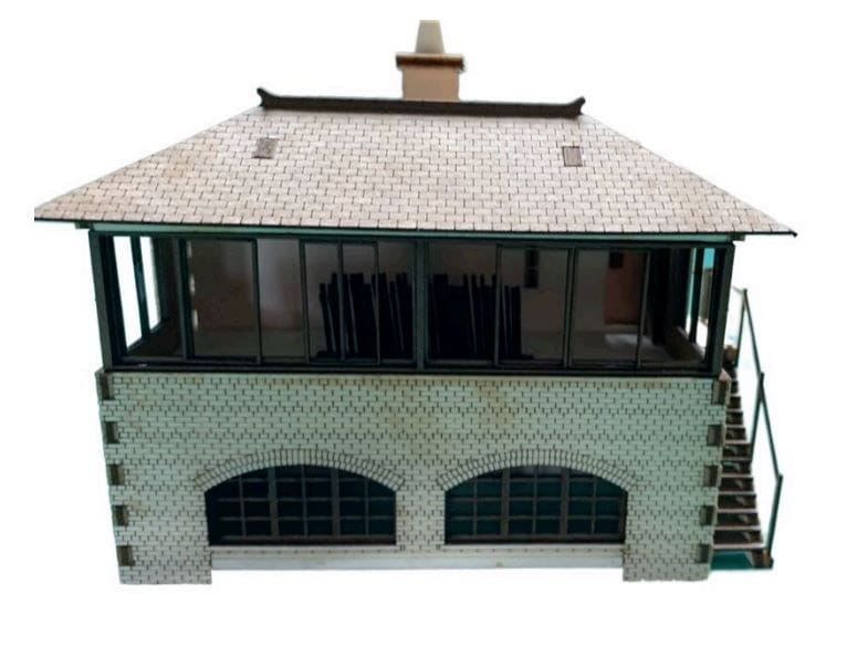 GSWR Signal Cabin Type 6 (Newton Stewart) Pop Up Design 3D Wooden Interactive Gift Card DIY Craft Model Builds